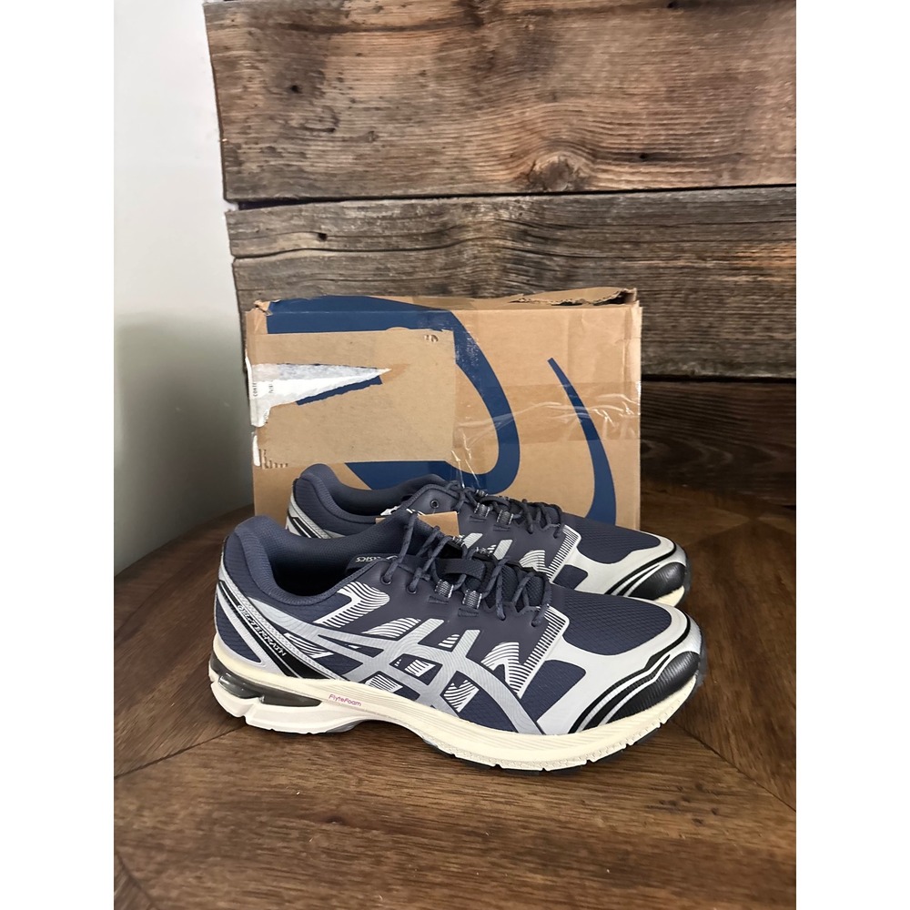 ASICS Gel-Terrain Indigo Fog Pure Silver Running Shoes 1203A342-501 Mens 9 NWB